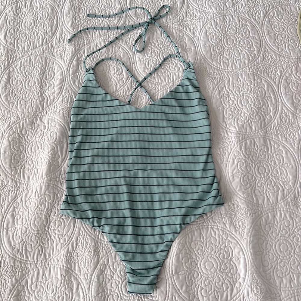 Billabong Ribbed Low Back One Piece Suit